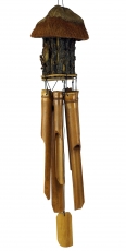 Exotic bamboo wind chime, sound chime - bird house 1
