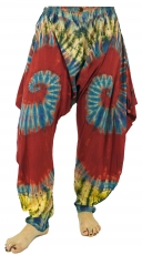Batik pants Aladdin pants, yoga pants, Bloomers bloomers - red