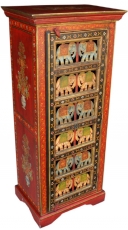 Painted shoe cabinet with elephant front - Model 5