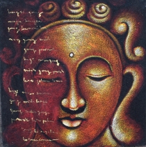 Buddha on canvas 40*40 cm - motif 6
