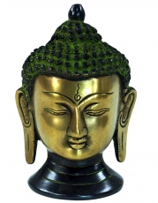 Buddha statue, Buddha bust in brass