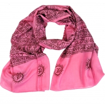 Thin Baba cloth, Benares Lunghi - pink