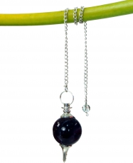Esoteric pendulum, spherical pendulum - black agate
