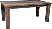Rustic wooden plank dining table (JH3-181)