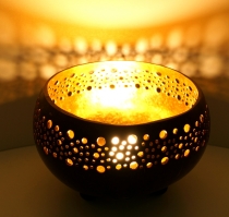 Exotic coconut tealight in 2 sizes - model 2