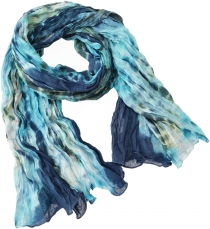 Batik scarf, batik scarf, batik sarong - turquoise