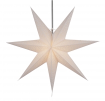 Foldable advent illuminated paper star, Christmas star 60 cm - Na..