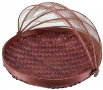 Fly protection fruit basket in 3 sizes - brown