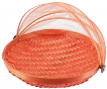 Fly protection fruit basket in 3 sizes - orange