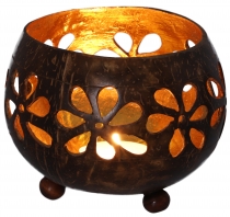 Exotic coconut tealight in 2 sizes - model 4