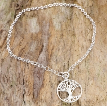Silver bracelet, Boho bracelet - Tree of Life 2