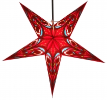 Foldable advent illuminated paper star, Christmas star 60 cm - Ca..
