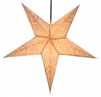 Foldable Advent illuminated paper star, Christmas star 60 cm - De..