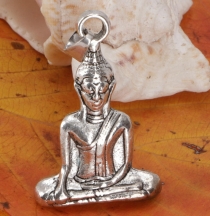 Buddha pendant made of brass - silver