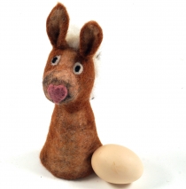 Felt egg warmer - Donkey