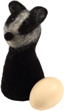Felt egg warmer - Badger