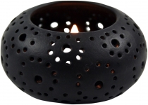 Flat dots lantern - black