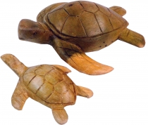Carved decoration turtle in 2 sizes