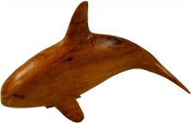 Carved small decorative figure - wooden dolphin