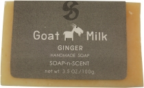 Handmade goat milk soap, 100 g Fair Trade - Ginger