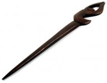 wooden hair clip, hairpin no. 28