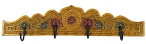 Indian vintage hook rail, coat rack - Design 1