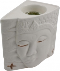 Ceramic fragrance lamp - Buddha 1 white