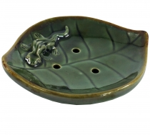 Ceramic smoking plate `leaf` - model 8