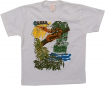 Kids T-Shirt Hippie Goa with `snake