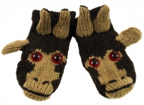 children gloves, animal gloves monkey