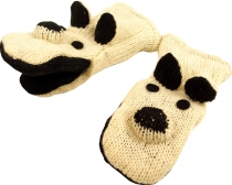 children gloves, animal gloves dog