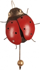 Small coat hook, metal coat hook - Ladybug`