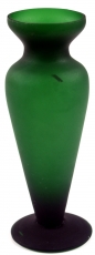 Small glass vase `Frost` in 3 colours