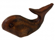 Carved small decoration figure - small whale