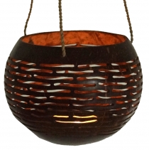 Hanging coconut tealight - Model 3