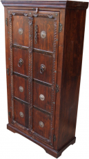Cupboard, wardrobe, solid wood, colonial style - model 5