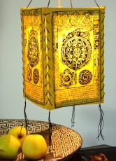 Lokta paper hanging lampshade, ceiling lamp made of handmade pape..