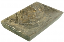 Marble soap dish, Zen dish for the washstand - grey