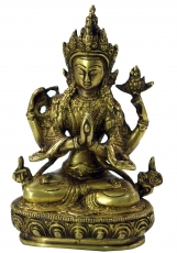 Brass figure, statue Laxmi 20 cm - motif 6