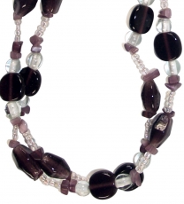 Costume jewellery, Boho pearl necklace - Model 13