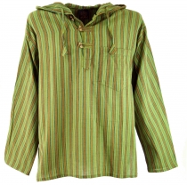 Nepal shirt, goa hippie sweatshirt - green