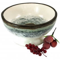 Fruit bowl, decorative bowl, coconut wood bowl - Design 1