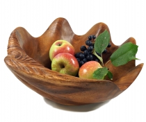 fruit bowl shell, carved fruit bowl