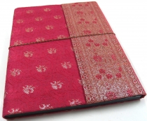 Photo albumPhoto albums with saree cover in pink 26*33 cm