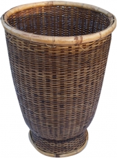 Rattan wastebasket, Asian basket