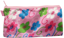Retro wallet make-up bag `Flower` 2