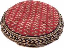 Round cushion cover block print, cushion cover ethnic, decorative..