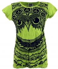 Sure T-shirt Owl - lemon