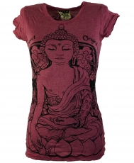 Sure T-shirt Meditation Buddha - bordeaux