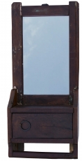 Antique mirror box, mirror with shelf, wardrobe mirror, make-up m..